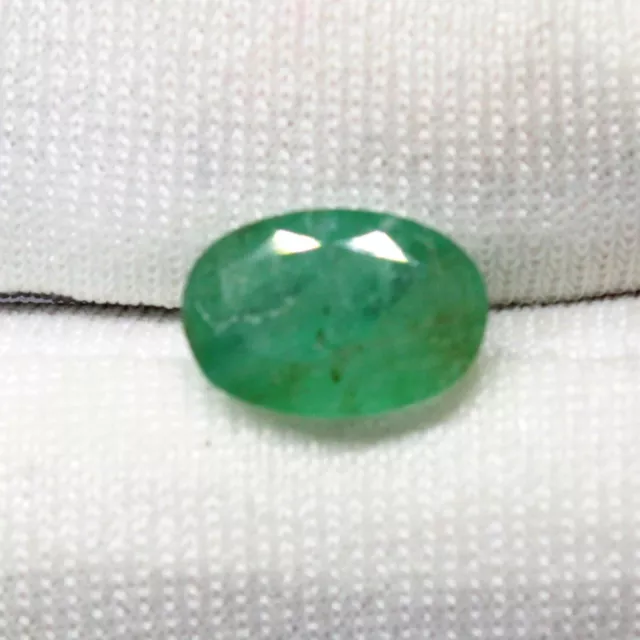 Vert Naturel zambia emerald à Facettes Poire non Traité Desseré emerald Gemmes