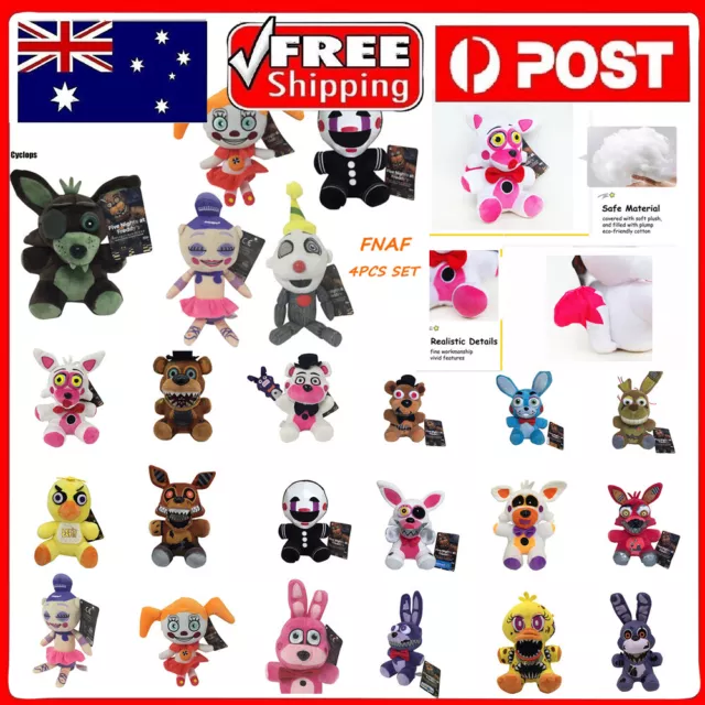 Five Nights At Freddy's FNAF Horror Game Kids Plushie Toys Plush Dolls Gifts New