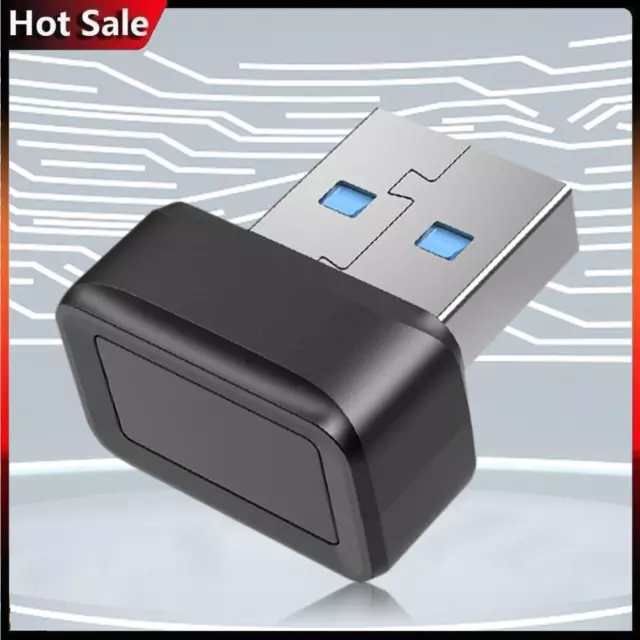 USB Fingerprint Key Reader 360° Touch Mini Fingerprint Reader Windows Hello