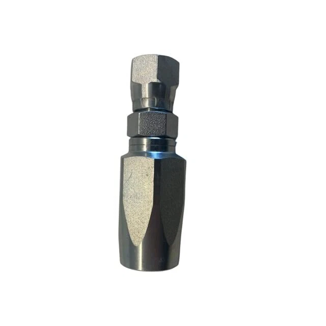 1/4" Hose x 1/4" Female JIC Reusable Field Hydraulic Hose Fitting
