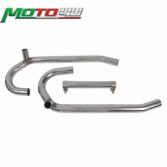 For BMW R75 R80 R90 R100 Motorcycle Front Exhaust Pipe Header Stainless 38MM USA