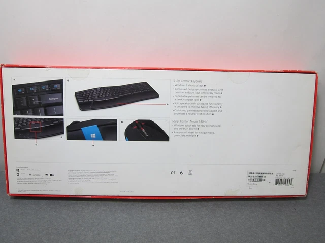 MICROSOFT SCULPT COMFORT Ergonomic Wireless Keyboard Mouse GREAT