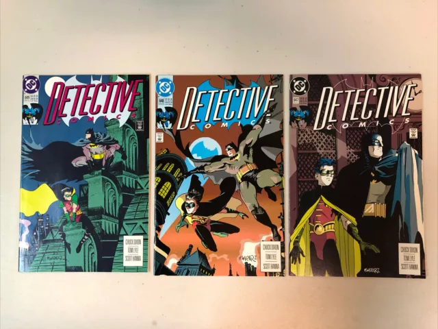 Detective Comics (1992) #647 648 649 (VF+/NM) Complete Set Batman 1st Spoiler DC