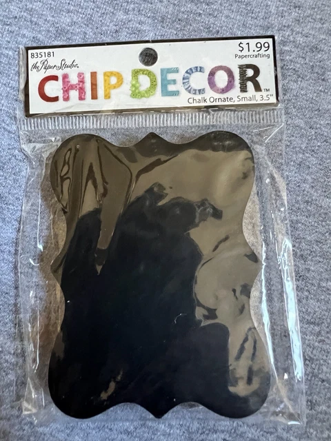 "Chip de estudio The Paper adornado en tiza pequeño 3,5"""