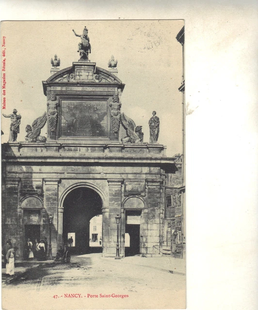 54 - cpa - NANCY - La porte Saint Georges (H9142)
