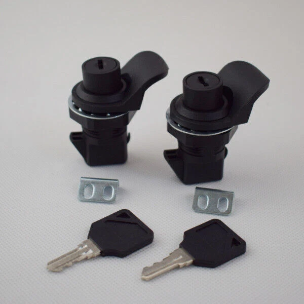 US 2PCS Push Button Latch Replacement Southco 93-303 Glovebox Lock Boat + Key