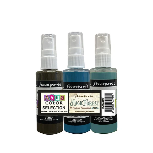 Selection Aquacolor Magic Forest: Cuoio, Turchese e Acquamarina