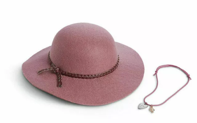American Girl Doll Tenney's Hat and Necklace NEW!! Retired