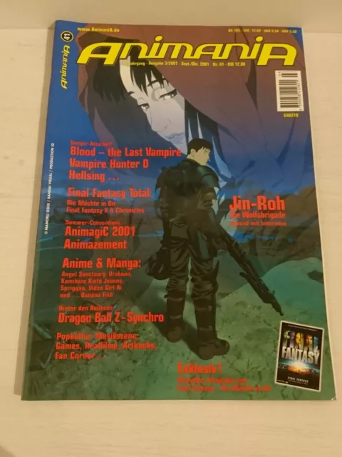 AnimaniA 41 Ausgabe 3/01 Videos, Mangas & More