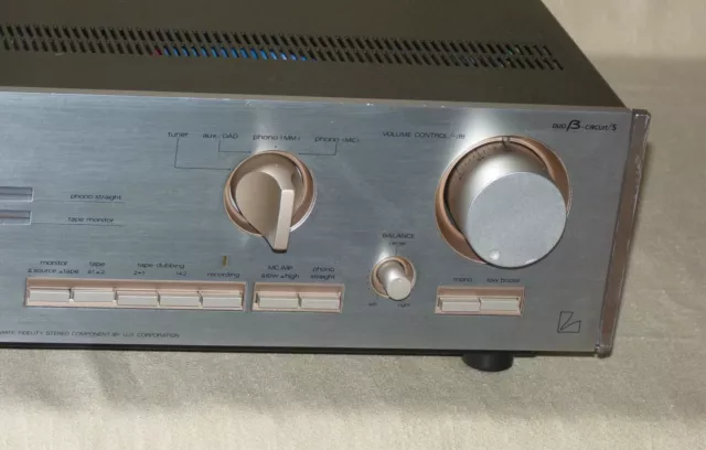 Luxman L-410  -  Stereo Integrated Amplifier  -  großes vintage Model  - 3