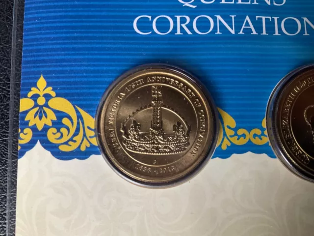 Queen Elizabeth II Coronation Coin and Stamp Collectable PNC 2