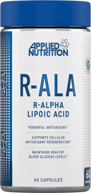 R-Alpha Lipoic Acid 200mg R ALA Antioxidant Capsule for Metabolism & Blood Sugar