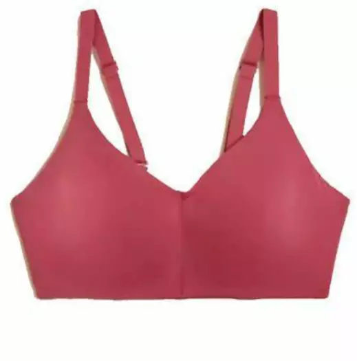 BNWT M&S Body Flexifit Smooth Non-Wired Padded Crop Top Bra Raspberry Pink UK 16