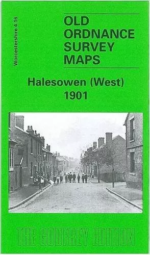 Old Ordnance Survey Map Halesowen West 1901 New