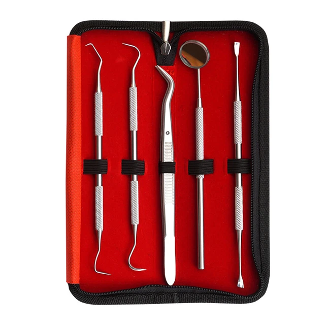 Kit de blanchiment des dents Pince à épiler pour dentiste Détartreur de plaquPN