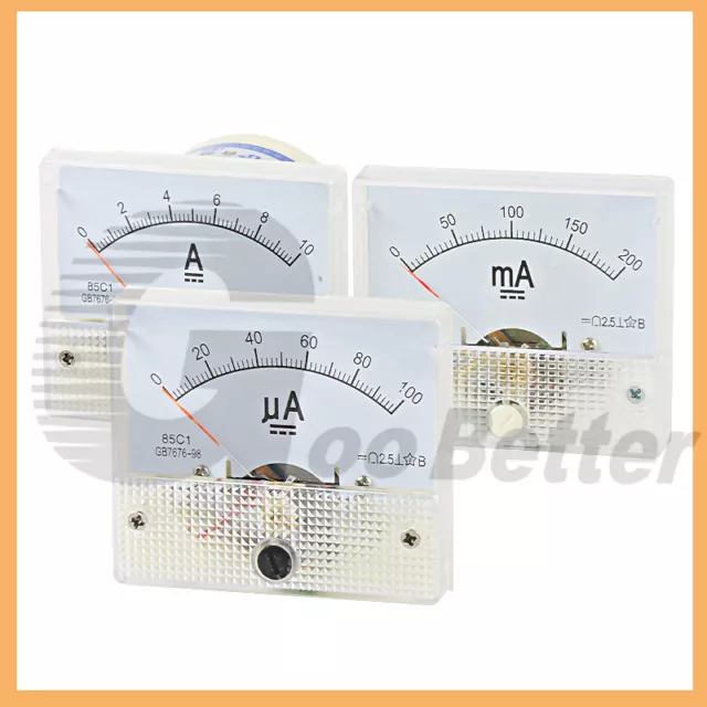 Voltmeter AC / DC Einbauinstrument Messinstrument Einbau analog Panel Meter