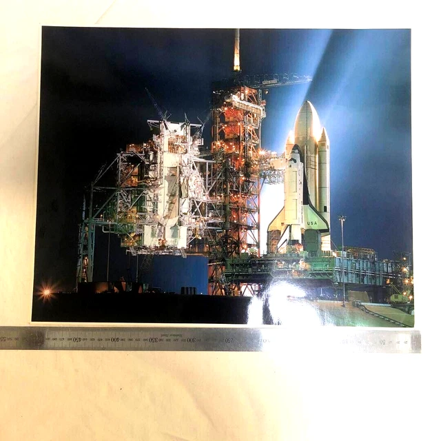 1981 NASA 25th Anniversary Osaka University Space Shuttle Exhibition Poster