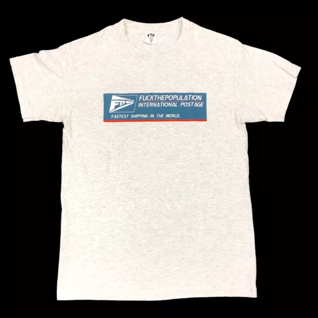 FTP USPS Postal Service Logo Tee T Shirt Gray Sz Small S B1