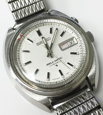 SEIKO BELL-MATIC AUTOMATIQUE Vintage Original Genuine Watch 4006 7002 cal.  4006 A EUR 561,42 - PicClick FR