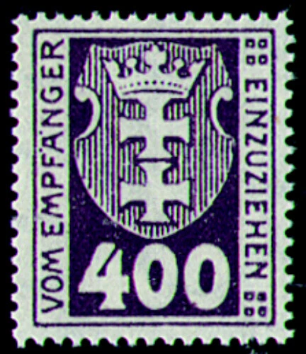 Danzig Portomarke Nr. 11b postfrisch **