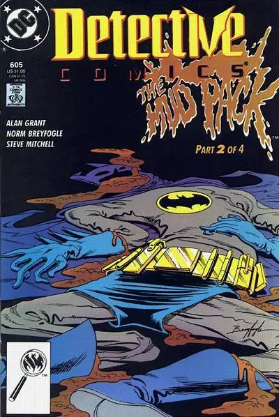 DETECTIVE COMICS #605 F/VF, Batman, Direct, DC 1989 Stock Image
