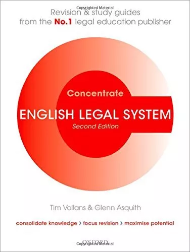 English Legal System Concentrate Law Revision and... by Asquith, Glenn Paperback