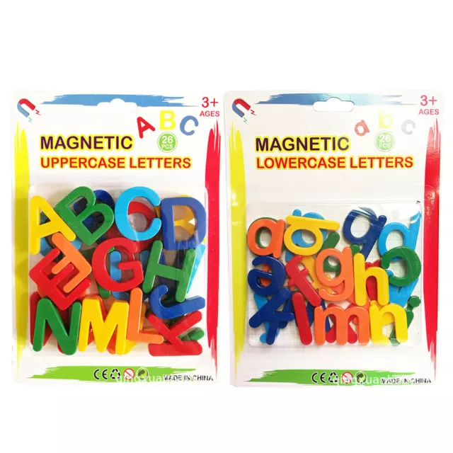 Magnetische Lern-Alphabet-Buchstaben-Aufkleber für Kleinkinder und Kinder, die