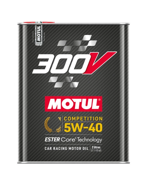 MOTUL Huile lubrifiante haute performance pour voitures 300V POWER 5W40 2L