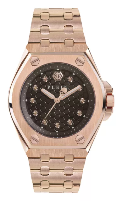 Philipp Plein Rose Gold Womens Analogue Watch Plein Extreme Lady PWJAA0522