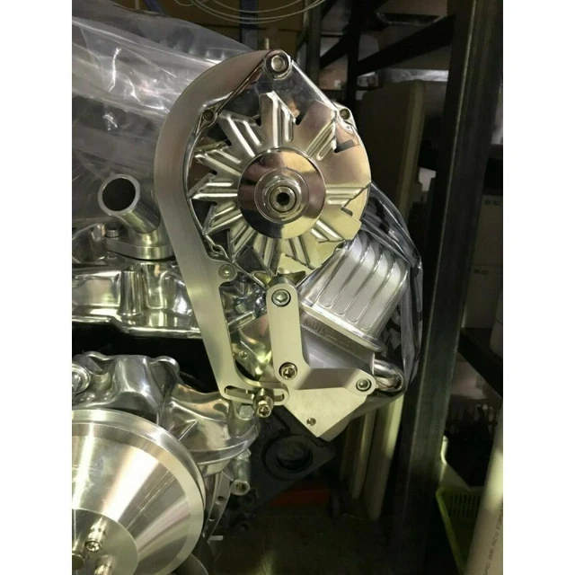 Small Block Chev Alternator Bracket Suit Short Water Pump High Mount 283 327 350 Small Block Chev Alternator Bracket Suit Short Water Pump High Mount 283 327 350
