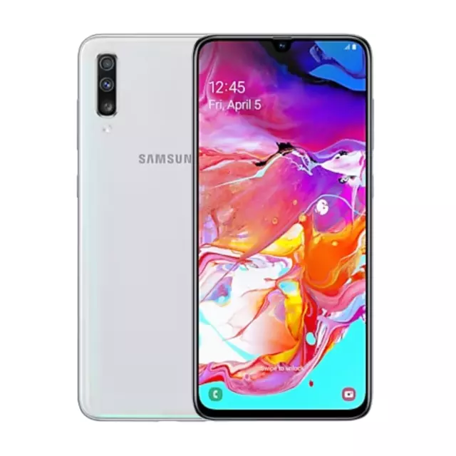 Samsung Galaxy A70 128GB (Unlocked) White *No Fingerprint Reader*