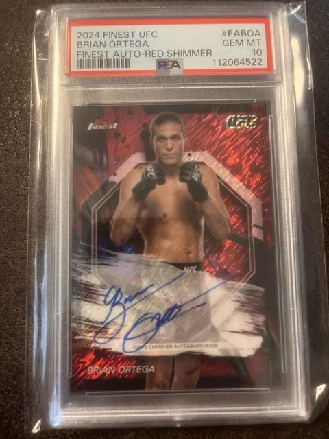 2024 TOPPS FINEST UFC Jiri Prochazka Red Shimmer Intimidators Auto On Card EUR 49,99 - FR