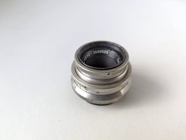Carl Zeiss Tessar 4,5/40 lens