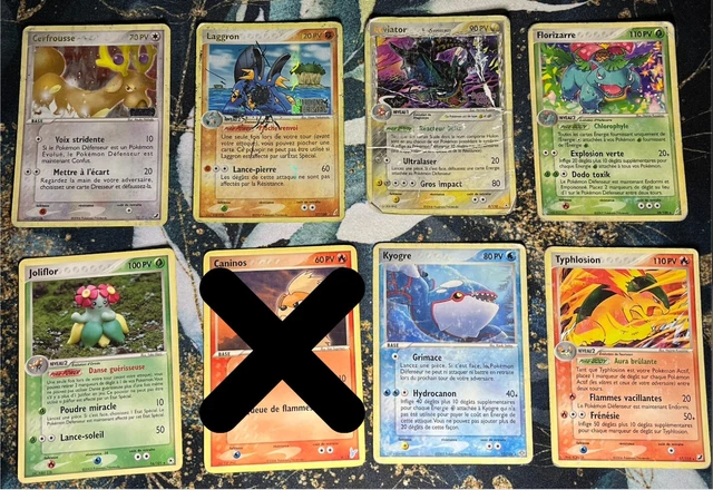 Carte Pokémon Lot de 3 Holo Bloc EX FR - 4 Rares Bloc EX FR (Phantoms holon)
