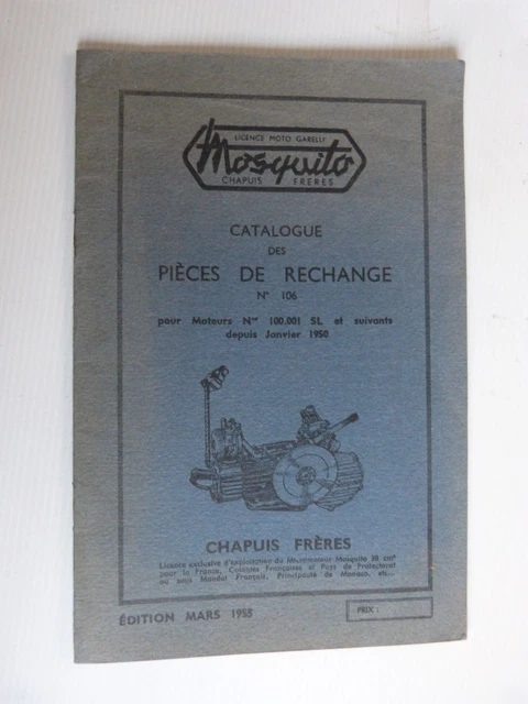 Catalogue Vintage Raleigh Années 1950 - Livret De Pièces Détachées Pour Vélos Tout Acier