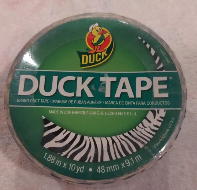 Duck Tape Animal print design zebra