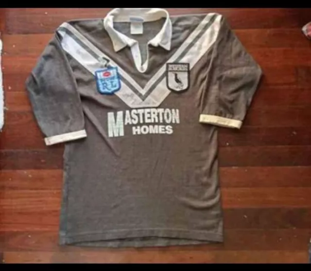 Vintage Western Suburbs Magpies Rugby League Jersey