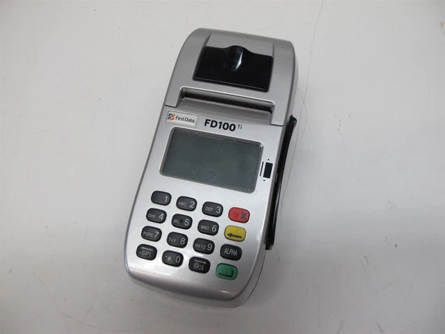 First Data FD-100 Ti Credit Card Terminal Machine