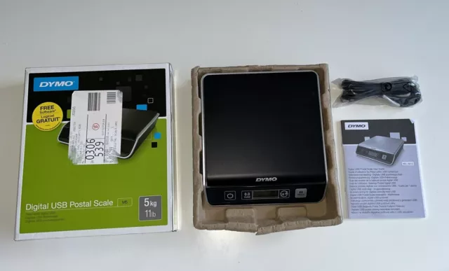 DYMO M5-EMEA Digital Package & Shipping Scale 5KG Capacity Boxed Working