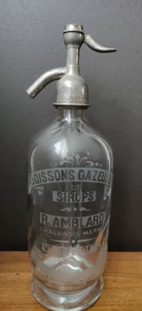 Ancien Siphon Eau De Seltz