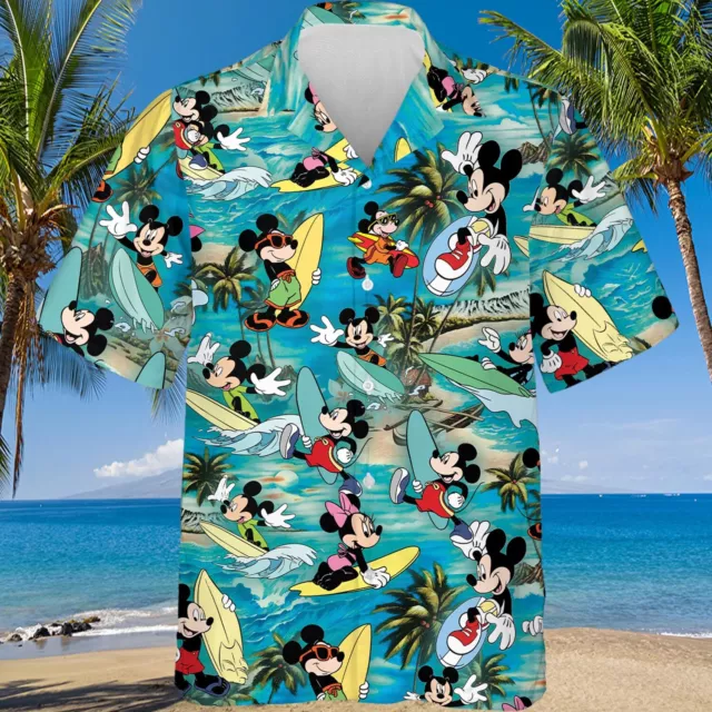 Mickey Disney Hawaii Hawaiian Shirt Aloha Beach Summer Fashion Style EB0515122