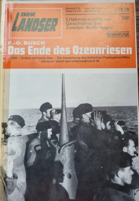 Der Landser Nr. 1550: Das Ende des Ozeanriesen von F.-O. Busch (1987) Neuauflage