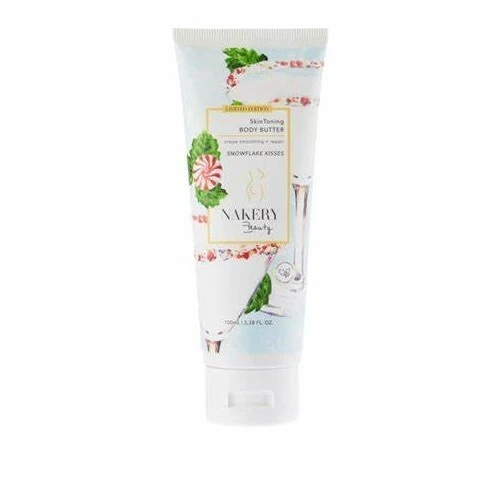 Nakery Beauty SkinToning Body Butter Snowflake Kisses 3.38 oz New