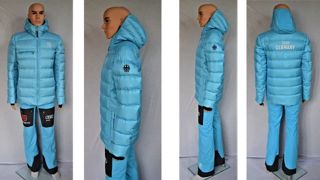 BOGNER HERREN DSV OLYMPIA TEAM SKI SET DAUNEN JACKE +HOSE SKIANZUG Gr 52 L NEU