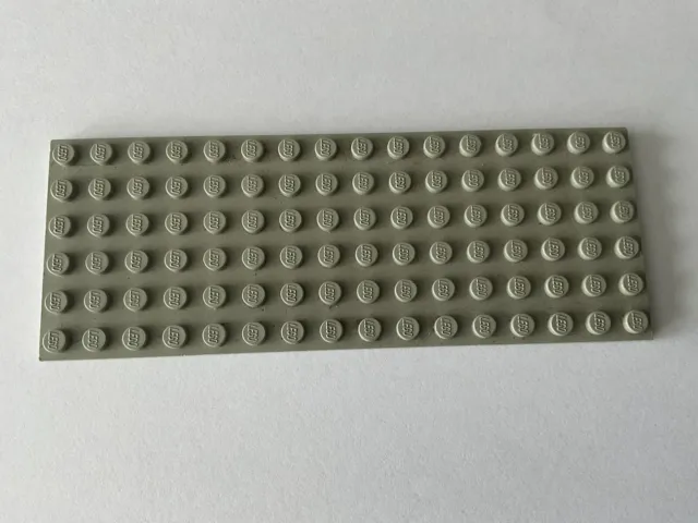 Lego Bauplatte ,Platte, 6x16 Grau  (23)