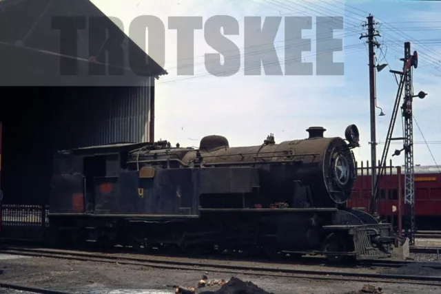 35mm Slide INDIA Indian Railways Steam Loco 954 Botad c1976 Original