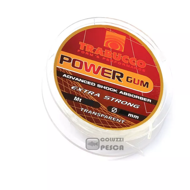 Filo Trabucco Power Gum Extra Strong 10 M Trasparente Pesca Efficace Resistente