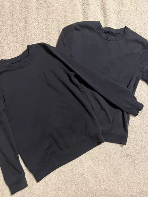 Asda George Boys Navy Blue School Jumpers X 2 Both Age 11-12 Years