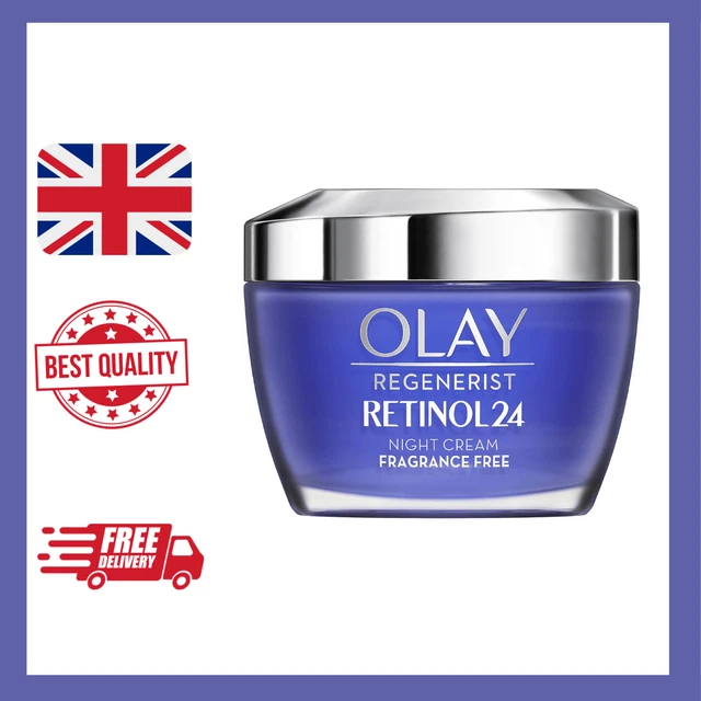 Olay Regenerist Retinol24 Night Face Cream Moisturiser With Retinol and Vitamin