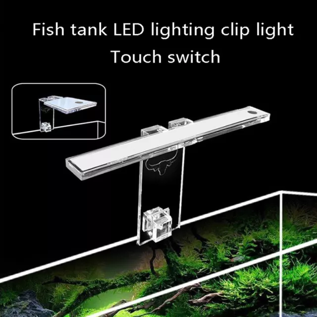 Aquarium Lamp LED Plant Light Fits Tanks Aquatic Lamp Aquarium Bracket Lig  ZT